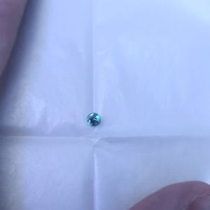 4mm blue zircon loose stone